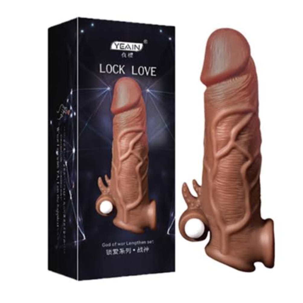 Lock Toy Condom With Vibration Lock Toy Condom With Vibration